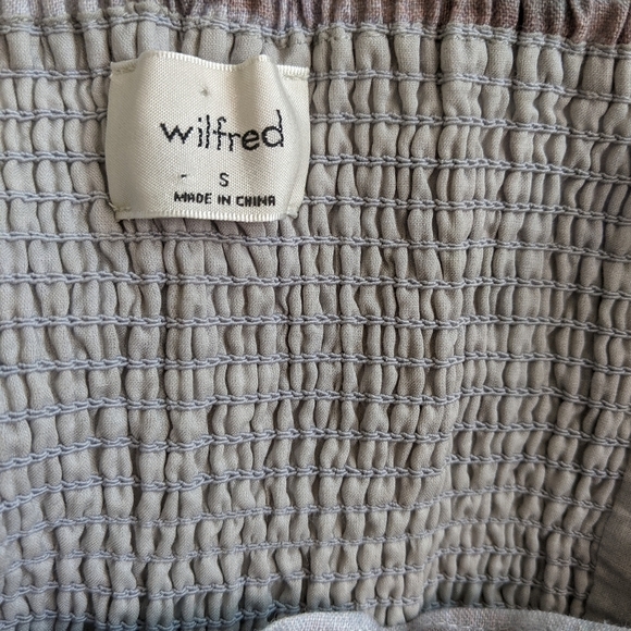 ARITZIA Wilfred Wander Blouse off shoulder linen shirt - Picture 7 of 10